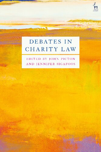 Debates in Charity Law