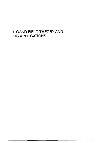 Ligand field theory and its applications