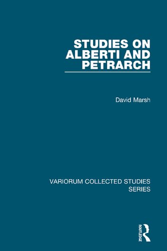 Studies on Alberti and Petrarch