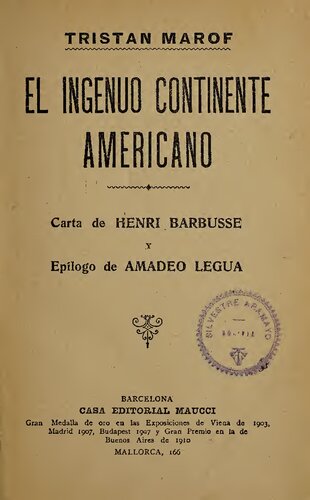El ingenuo continente americano
