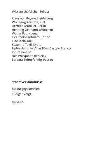 Das Staatsverständnis von Norbert Elias