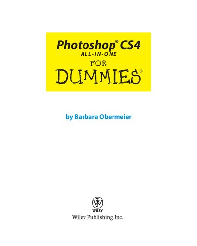 Photoshop CS4 All-In-One for Dummies