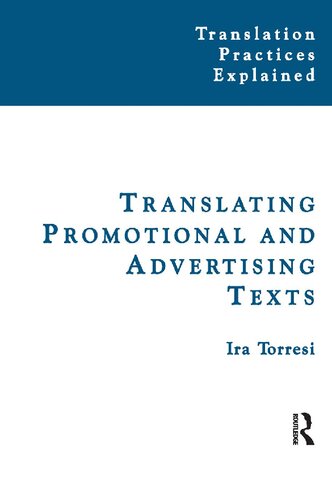 Translating Promotional and Advertising Texts