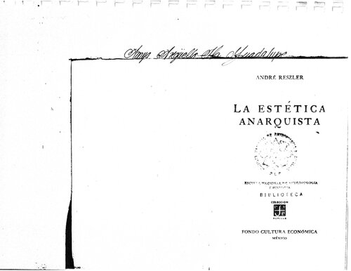 La estética anarquista