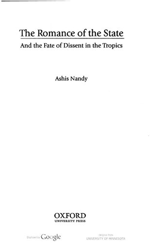 The Romance of the State: And the fate of Dissent in the Tropics