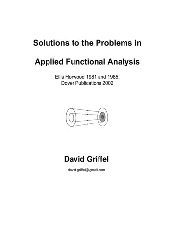 Solutions to the Problems in Applied Functional Analysis