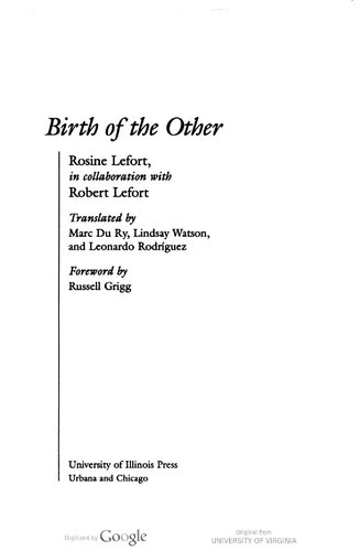 Birth of the Other