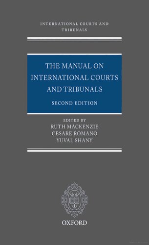 The manual on international courts and tribunals