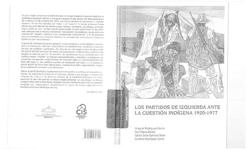 Los partidos de izquierda ante la cuestión indígena, 1920-1977