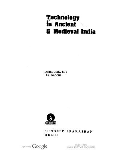 Technology in Ancient & Medieval India