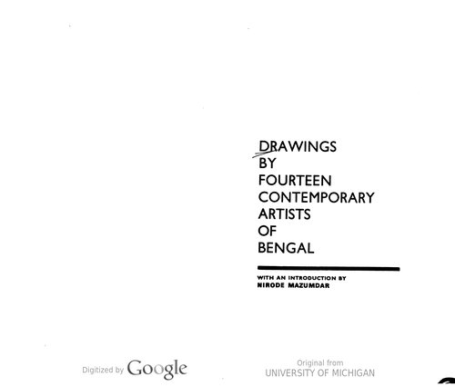 Drawings by Fourteen Contemporary Artists of Bengal