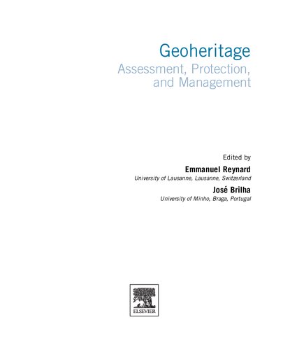 Geoheritage: Assessment, Protection, and Management