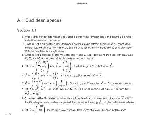 Linear Algebra
