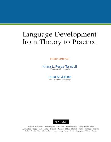 Language Development From Theory to Practice
