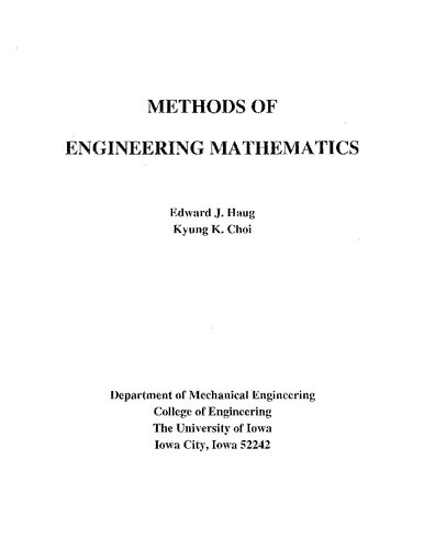Methods of Engineering Mathematics