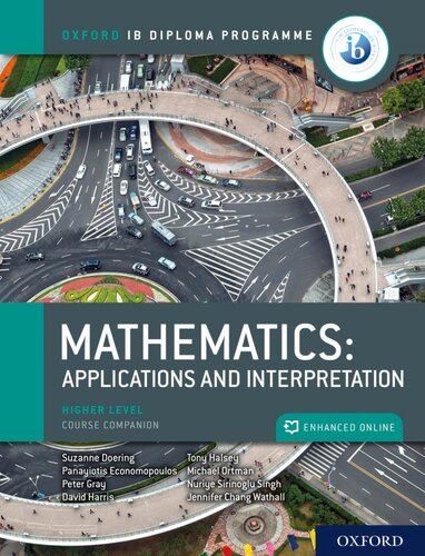 Oxford IB Diploma Programme: IB Mathematics: applications and interpretation, Higher Level, Print and Enhanced Online Course Book Pack