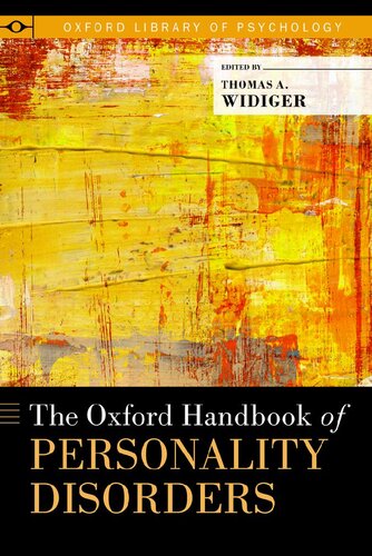 The Oxford Handbook of Personality Disorders