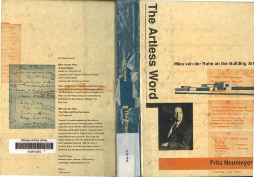 The Artless Word: Mies van der Rohe on the Building Art