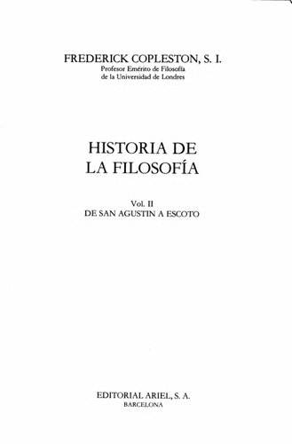 De San Agustin A Escoto