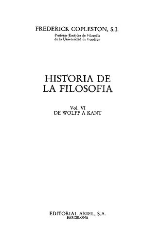 De Wolff A Kant