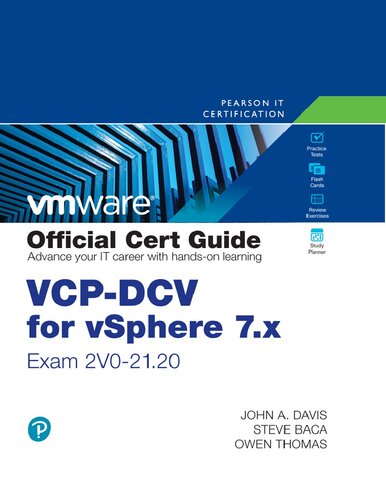 VCP-DCV for vSphere 7.x (Exam 2V0-21.20) Official Cert Guide (VMware Press Certification)