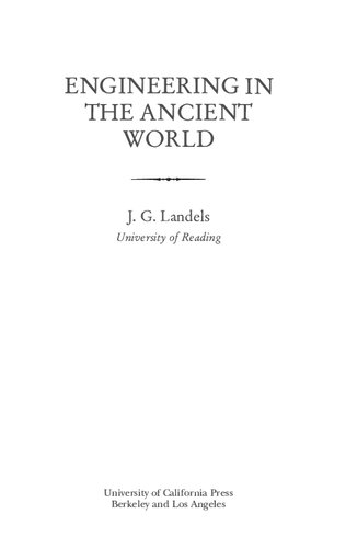 Engineering in the Ancient World