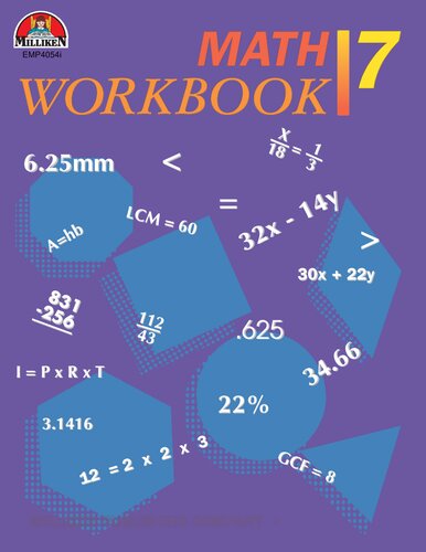 Math Workbook - Grade 7.