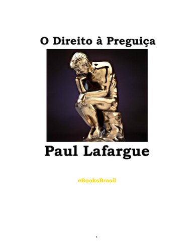 O direito à preguiça