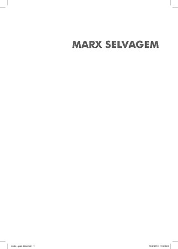 Marx Selvagem