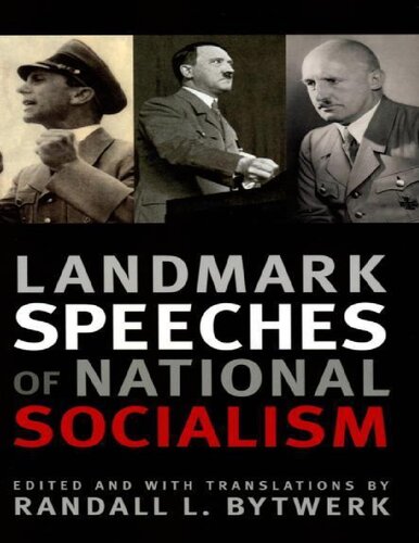 Landmark Speeches of National Socialism