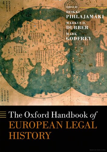 The Oxford handbook of european legal history