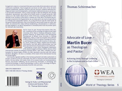Advocate of Love: Martin Bucer as Theologian and Pastor