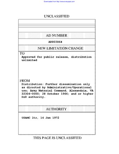 Engineering Design Handbook - Military Pyrotechnics Series, Bibliography