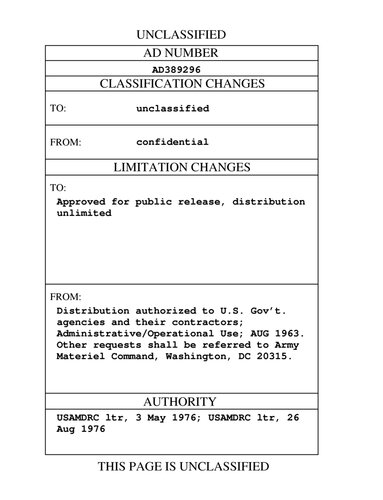 Engineering Design Handbook - Ammunition Series, Fuzes, Proximity, Electrical, Part 5