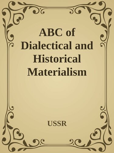 ABC of Dialectical and Historical Materialism