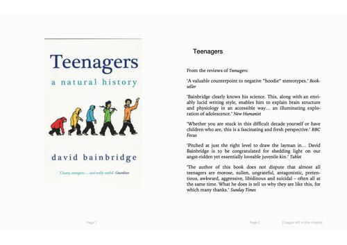 Teenagers A Natural History