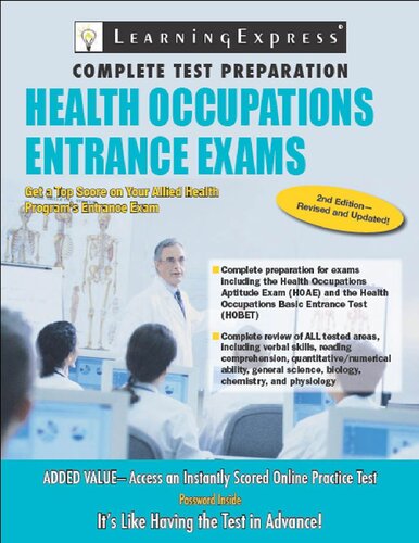 Health Occupations Entrance Exam