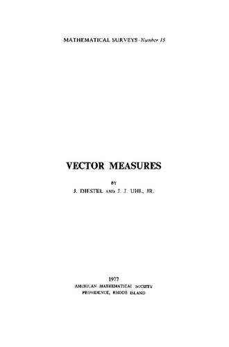 Vector Measures