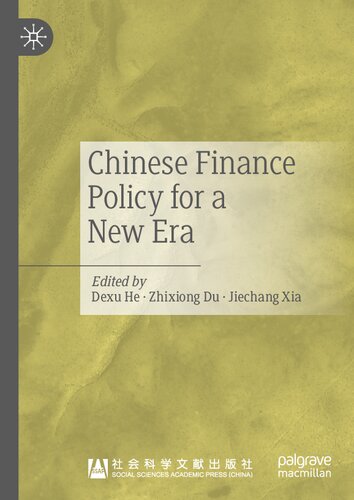 Chinese Finance Policy for a New Era