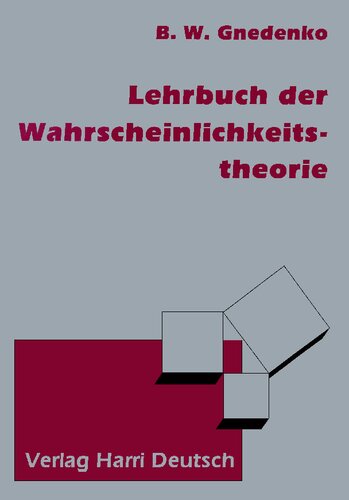 Lehrbuch der Wahrscheinlichkeitstheorie