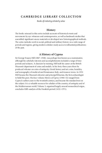 A History of Cyprus: Volume 3