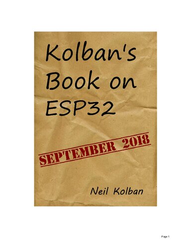 Kolban's Book on ESP32