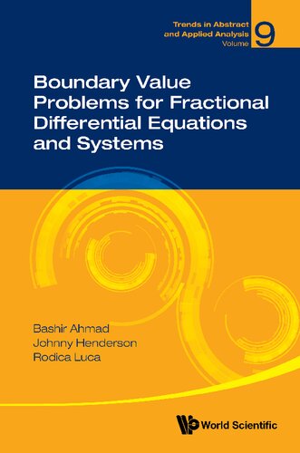 Boundary Value Problems for Fractional Differential Equations and Systems