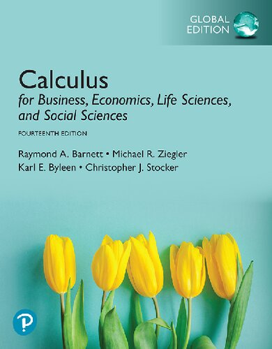 Calculus for Business, Economics, Life Sciences, and Social Sciences
