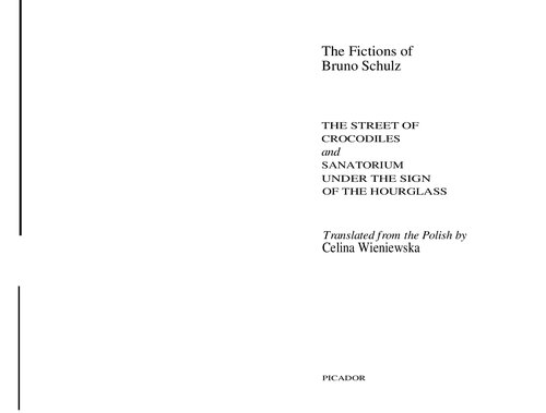 The Fictions of Bruno Schulz