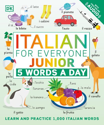 Italian for Everyone Junior, 5 Words a Day
