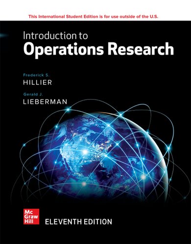 ISE Introduction to Operations Research (ISE HED IRWIN INDUSTRIAL ENGINEERING)