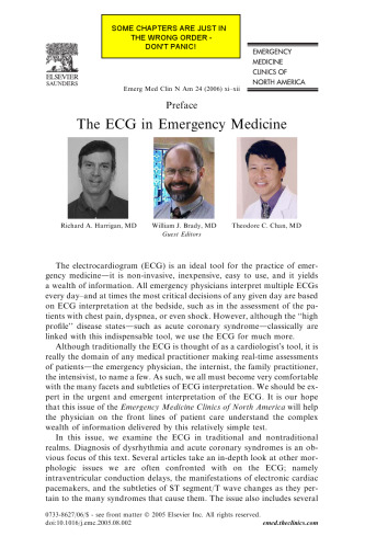 ECG in Emergency Medicine: An Issue of Emergency Medicine Clinics
