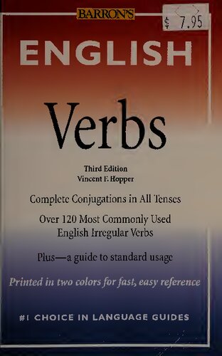 English Verbs (120+ Irregular Verbs Fully Conjugated)