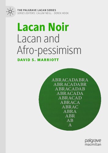 Lacan Noir: Lacan and Afro-pessimism